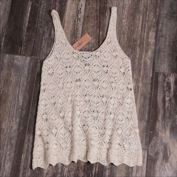 American Eagle Outfitters Tops - NWT American Eagle Crochet Tank Top